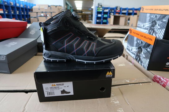1 Par Monitor | Sikkerhedsstøvle | Sort | 47 Model nr: 1614645