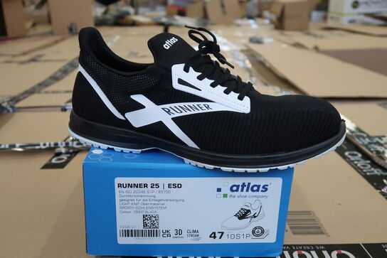 1 Par Atlas I Sikkerhedssko Runner 25 ESD I 47