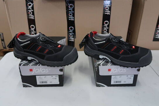 2 Par Jalas | Sikkerhedssko | Sort | 43 Model nr: 1530490