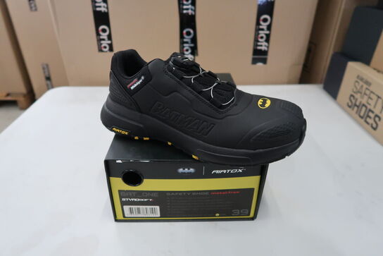 1 Par Airtox | AIRTOX Safety Shoe BAT.ONE | Sort/gul | 39 Model nr: 1780321