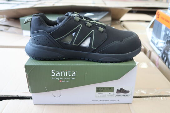 1 Par Sanita | MICA-ESD S1P SANDAL | Sort | 47 Model nr: 1727065