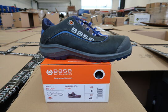 1 Par Base | Be-Joy Sikkerhedssko | Grå/blå | 42 Model nr: 1747847