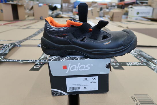 1 Par Jalas | Sikkerhedssandal | Sort | 45 Model nr: 1531026