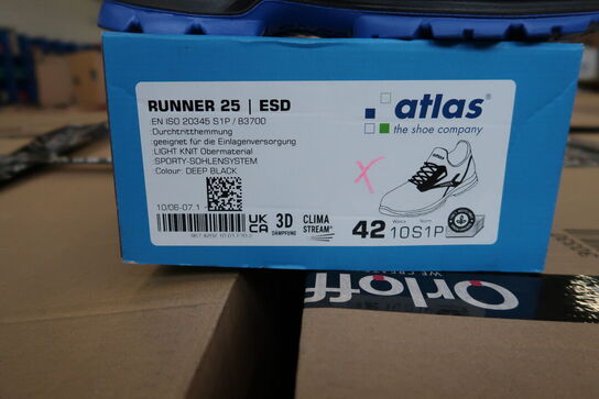 1 Par Atlas | Sko, RUNNER 25 | Sort | 42 Model nr: 1465939