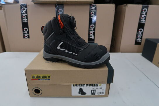 1 Par Blåkläder | ELITE Sikkerhedsstøvlet, S3 | Sort | 35 Model nr: 1670033