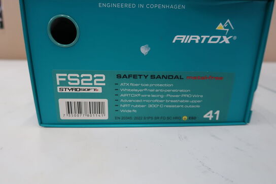 1 Par Airtox | Sandal S1-P AIRTOX FS22 ESD | Sort | 41 Model nr: 1678846