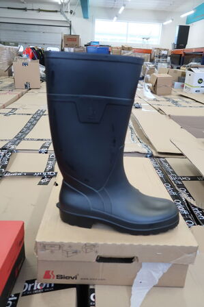 1 Par Sievi | Gummistøvle [39-47] | Sort | 46 Model nr: 1774352