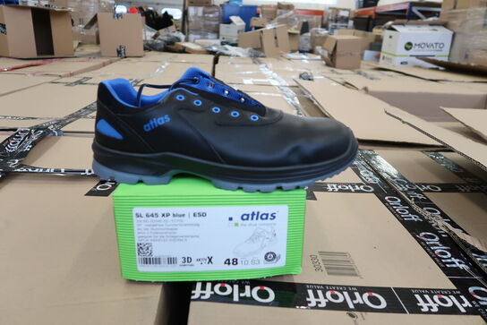 1 Par Atlas | Sko | Sort/blå | 48 Model nr: 1465357