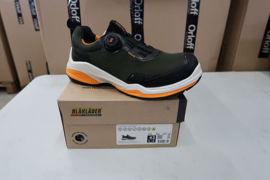 1 Par Blåkläder | STRIKER Safety Shoe | Grøn/orange | 42 Model nr: 1782242
