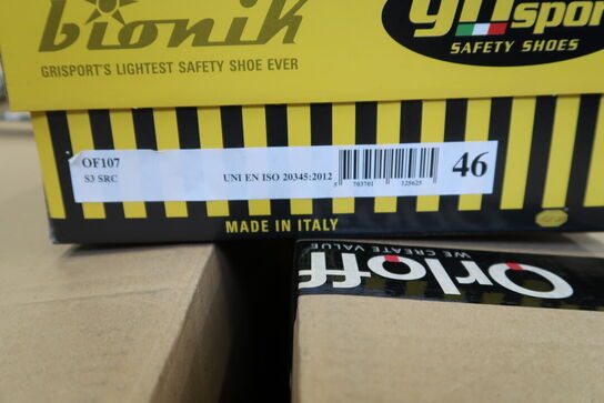 1 Par O workwear | Sikkerhedssko | Sort | 46 Model nr: 1049732