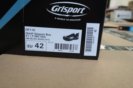 1 Par O workwear | Sikkerhedssko | Sort | 42 Model nr: 526515