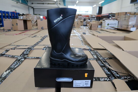 1 Par Brynje | PU Gummistøvle | Sort | 37 Model nr: 1679633