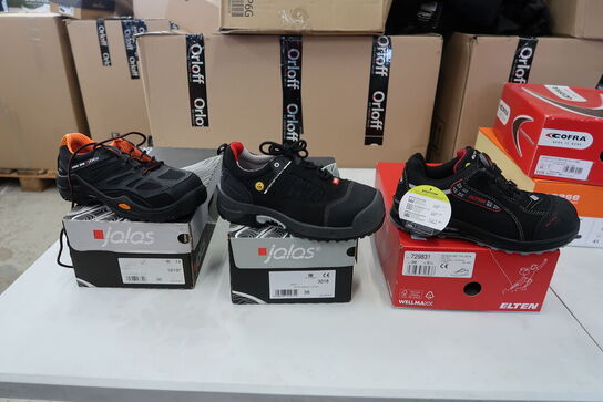 3 Par Jalas, Elten I Sikkerhedssko I Sort I 36