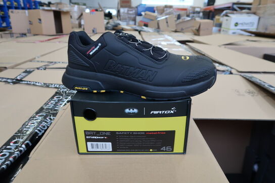 1 Par Airtox | AIRTOX Safety Shoe BAT.ONE | Sort/gul | 46 Model nr: 1780328