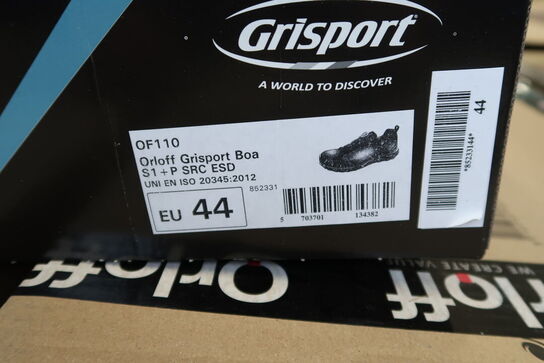 1 Par O workwear | Sikkerhedssko | Sort | 44 Model nr: 526517