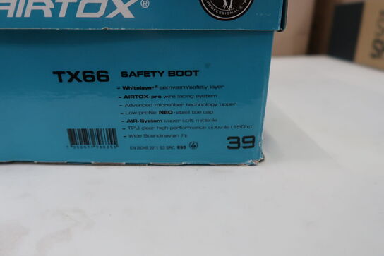 1 Par Airtox | Støvlet S3 AIRTOX TX66 ESD U-turn | Sort/lys blå | 39 Model nr: 512327