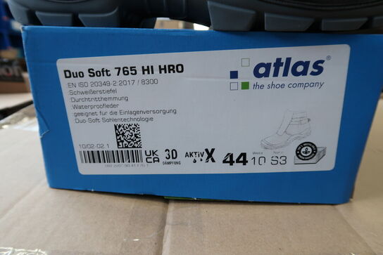 1 Par Atlas | Støvlet, DUO SOFT 765 HI HRO | Sort | 44 Model nr: 1463862