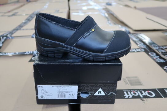 1 Par Bjerregaard | Sikkerhedstræsko | Sort | 41 Model nr: 311097