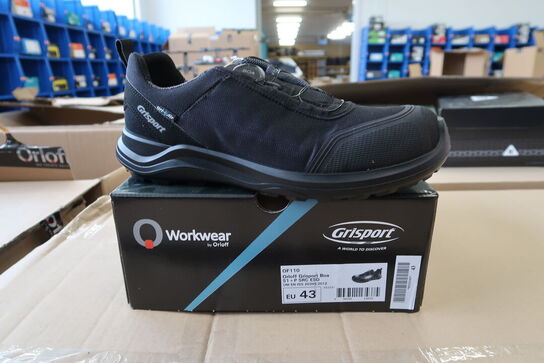 1 Par O workwear | Sikkerhedssko | Sort | 43 Model nr: 526516