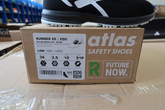 1 Par Atlas | Sko, RUNNER 25 | Sort | 36 Model nr: 1465933