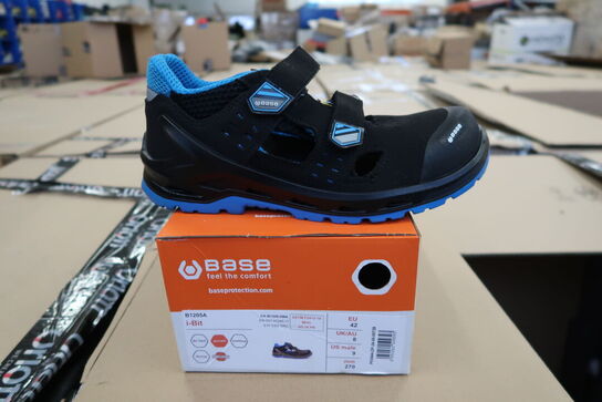 1 Par Base | I-BIT Sikkerhedssko | Sort/blå | 42 Model nr: 1747834