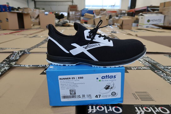 1 Par Atlas I Sikkerhedssko Runner 25 ESD I 47