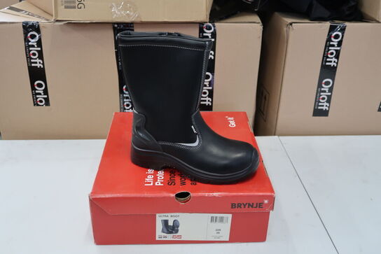 1 Par Brynje l Gummistøvle sikkerhedssko I 39 Model: 22637