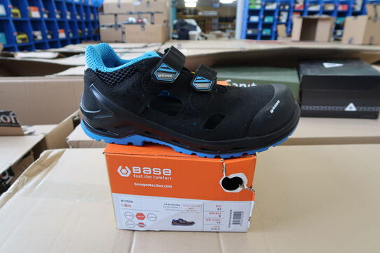 1 Par Base | I-BIT Sikkerhedssko | Sort/blå | 43 Model nr: 1747835