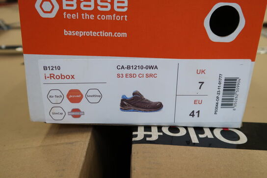 1 Par Base | I-Robox Sikkerhedssko | Sort/blå | 41 Model nr: 1747805