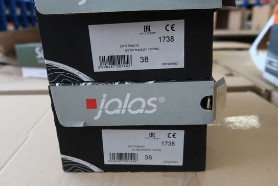 2 Par Jalas | Sikkerhedssko | Sort | 38 Model nr: 1530485