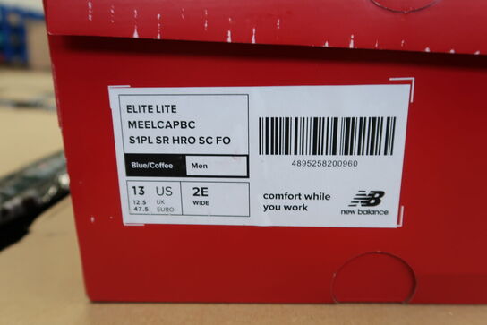 1 Par New Balance | New Balance sikkerhedssko ELITE LITE BLUE | Blå | 47,5 Model nr: 1778014