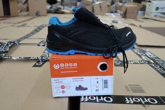 1 Par Base | I-Robox Sikkerhedssko | Sort/blå | 42 Model nr: 1747806