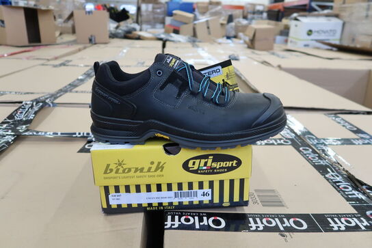 1 Par O workwear | Sikkerhedssko | Sort | 46 Model nr: 1049732