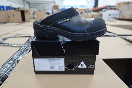 1 Par Bjerregaard | Sikkerhedstræsko | Sort | 40 Model nr: 311082