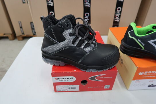 2 Par Cofra, Base I Sikkerhedsskp I Sort/grøn I 41