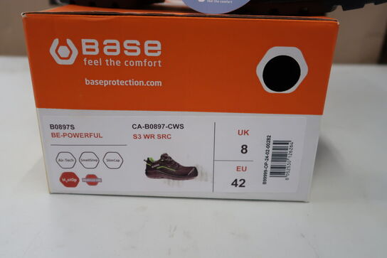 1 Par Base I Sikkerhedssko B0897S I Sort I 42