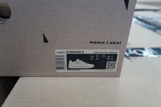 1 Par Shoes For Crews | Snøresko - Model 22270 | Sort | 38 Model nr: 1757478