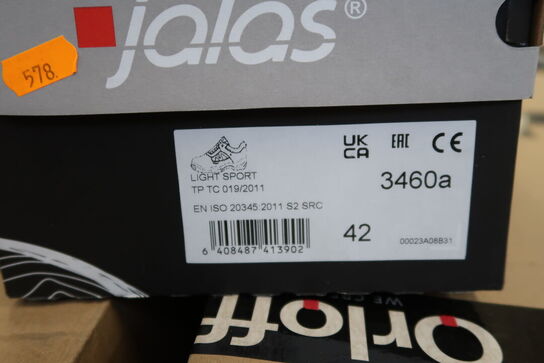 1 Par Jalas | Sikkerhedssko | Sort | 42 Model nr: 1531059