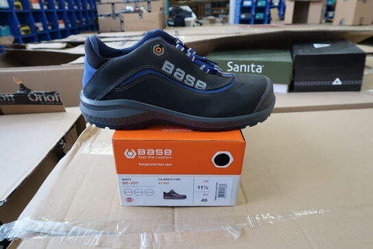 1 Par Base | Be-Joy Sikkerhedssko | Grå/blå | 46 Model nr: 1747851