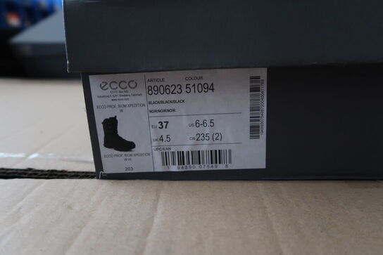 1 Par Ecco | Støvle, terræn, high, GTX Pique, dame | Sort/sort/sort | 37 Model nr: 1350971