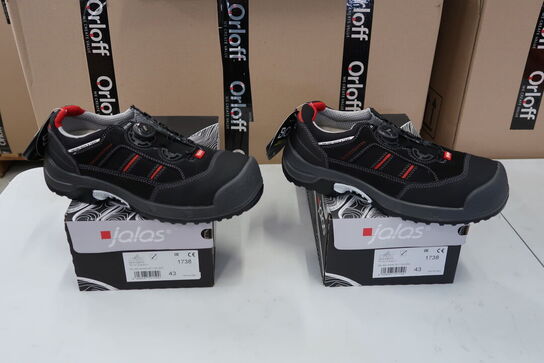 2 Par Jalas | Sikkerhedssko | Sort | 43 Model nr: 1530490