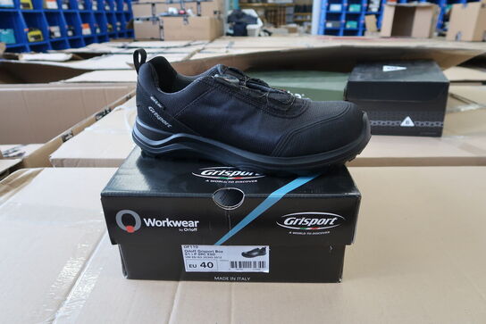 1 Par O workwear | Sikkerhedssko | Sort | 40 Model nr: 526513