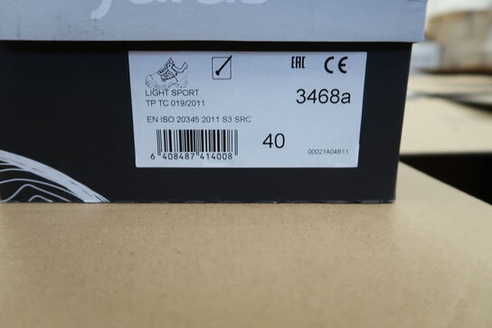 1 Par Jalas | Sikkerhedssko | Sort | 40 Model nr: 1531069