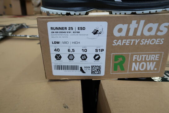 1 Par Atlas | Sko, RUNNER 25 | Sort | 40 Model nr: 1465937