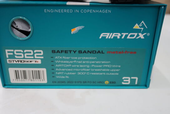 1 Par Airtox | Sandal S1-P AIRTOX FS22 ESD | Sort | 37 Model nr: 1678842