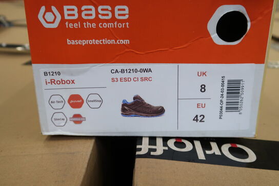 1 Par Base | I-Robox Sikkerhedssko | Sort/blå | 42 Model nr: 1747806