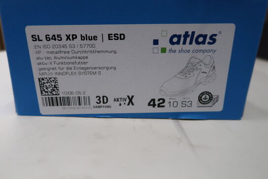 1 Par Atlas I Sikkerhedsko SL 645 XP I Blå I 42