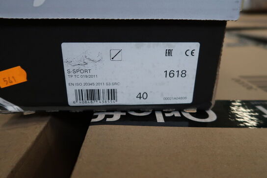 1 Par Jalas | Sikkerhedssko | Sort | 40 Model nr: 1530439