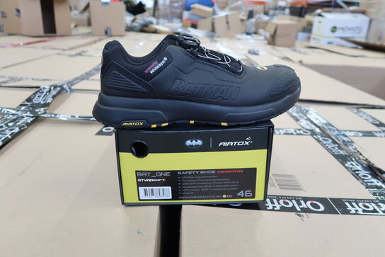 1 Par Airtox | AIRTOX Safety Shoe BAT.ONE | Sort/gul | 46 Model nr: 1780328