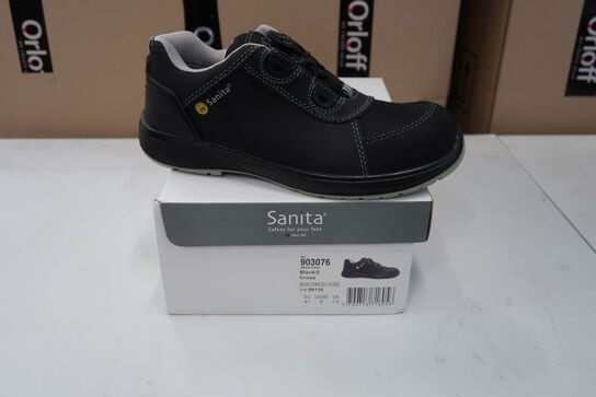1 Par Sanita | Sikkerhedssko | Sort | 41 Model nr: 529179